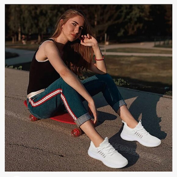 AKK Womens athletic slip on memory foam shoe- womens size 12 - Picture 1 of 8